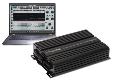 ALPINE PDP-E802DSP WZMACNIACZ Z PROCESOREM DŹWIĘKU 8x100W RMS WiFi OPTICAL