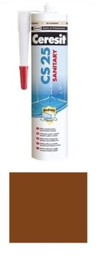 Ceresit CS 25 silikon sanitarny cocoa 280 ml