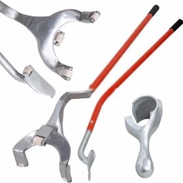 Ручной шиномонтажный станок для демонтажа грузовых шин / Колесные ложки