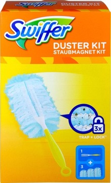 SWIFFER Duster KIT Miotełka DO KURZU + 3 zapasy