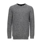 Sweter River Island XXXL srebrny szary melanż