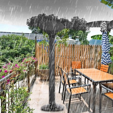 Прочный, дышащий уличный обогреватель для патио.