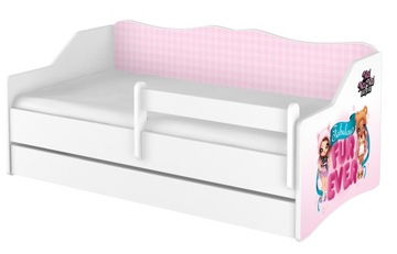 Łóżko dziecięce LULU 160x80 szuflada + materac 10cm NA!NA!NA! SURPRISE