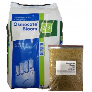 OSMOCOTE BLOOM NAWÓZ OTOCZKOWANY DZIAŁA 2-3 MIESIĄCE UNIWERSALNY 1KG