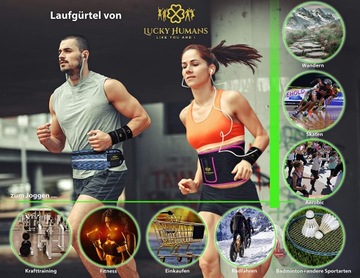 ПОЯСНАЯ СУМКА ДЛЯ БЕГА + СВОБОДНАЯ ЛЕНТА