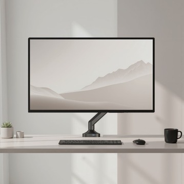 BOSTE UCHWYT RAMIE DO MONITORA BIURKA 17-40'' VESA PORTY USB DWA MOCOWANIA