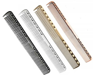 DK PROFESJONALNY METALOWY GRZEBIEŃ FRYZJERSKI DO STRZYŻENIA KRÓTKI 18CM MIX