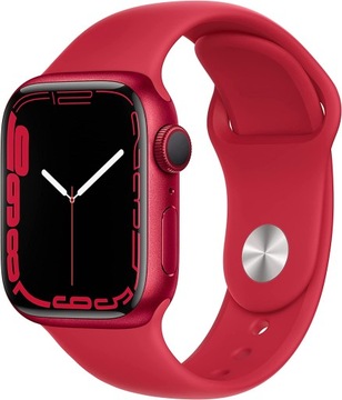 Apple Watch 7 S7 A2473 41MM GPS Red Czerwony