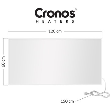 CRONOS Carbon P1000 Белая ИК-нагревательная панель