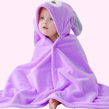 ПОЛОТЕНЦЕ С КАПЮШОНОМ 70Х140 ПОНЧО ДЛЯ КУПАНИЯ ДЕТСКОЕ