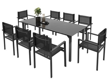 САДОВАЯ МЕБЕЛЬ ТЕРРАСА 8 САДОВЫХ СТУЛЬЕВ НАБОР