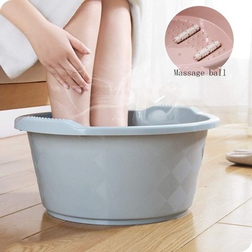 2 шт. портативная пластиковая ванна для ног/спа-массажер