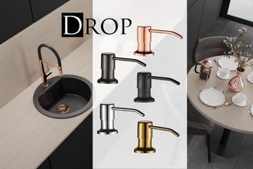 ЧЕРНЫЙ ДОЗАТОР ДЛЯ МОЙКИ ПОСУДОМОЮЩЕЙ ЖИДКОСТИ