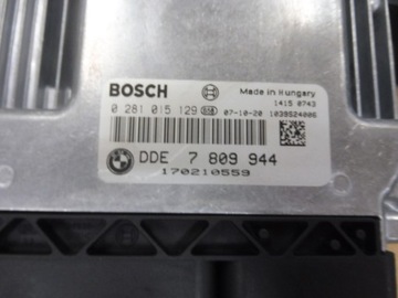 BMW M57 JEDNOTKA ŘÍZENÍ CAS3 E60 E70 E90 E92 KLÍČ 7809944