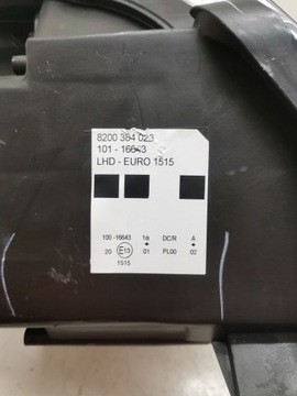 SVĚTLOMET LEVÝ SVĚTLO VELSATIS VEL SATIS FACELIFT XENON 8200384023