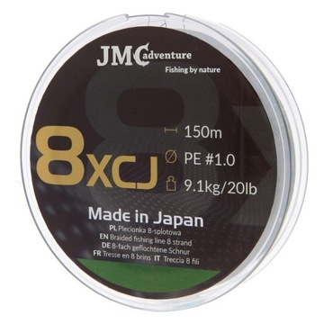 Japońska plecionka JMC ADVENTURE 8XCJ PE 1.5 -150m