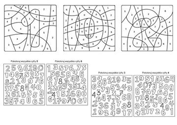WYCINANKI MATEMATYCZNE - wklejki, figury, puzzle..
