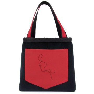 Torebka Pappo Shopper Velvet