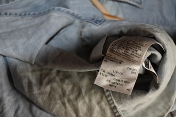 Levi's koszula męska S 39 jeansowa zatrzask denim