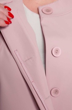 Elegancki płaszczyk w różowym kolorze 60