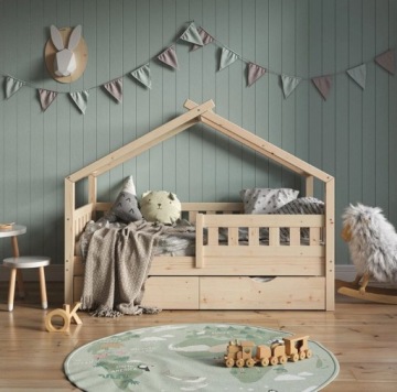 КРОВАТКА С ГОСТЕВОЙ КРОВАТЬЮ И УСТРОЙСТВОМ БЕЗОПАСНОСТИ