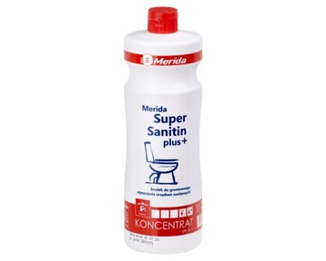 MERIDA SUPER SANITIN PLUS 1L PŁYN DO MYCIA WC SANI
