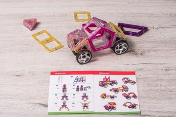 НАБОР МАГНИТНЫХ НЕОДИМОВЫХ БЛОКОВ 128 шт.