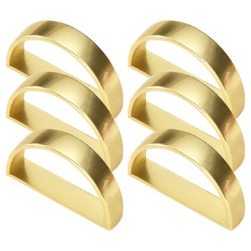 САЛФЕТНИЦА обручальные кольца кольца для салфеток | золотой | 6 шт.