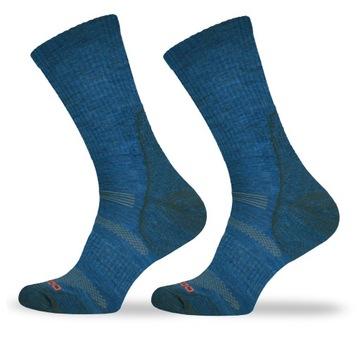 Skarpety nordic walking termoaktywne 70% merino