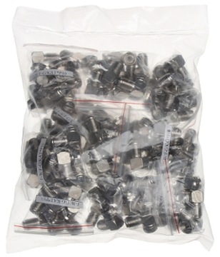 УГЛОВОЙ СОЕДИНИТЕЛЬ F РОЗЕТКА-ВИЛКА