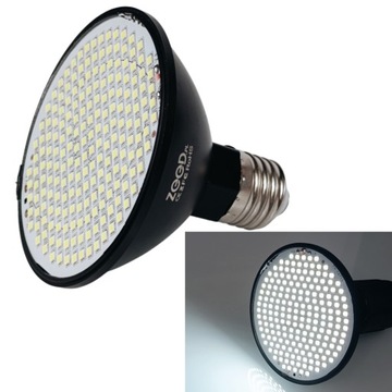 ŻARÓWKA DO ROŚLIN LED GROW FULL SPECTRUM 20W BIAŁA ZIMNA 6500K CZARNA
