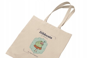 TORBA Shopper Żabka, Żaba Prezent Fana Modne Wzory Eco