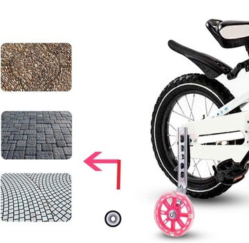 БОКОВЫЕ ПОДДЕРЖИВАЮЩИЕ КОЛЕСА ДЛЯ УЧЕБНОГО ВЕЛОСИПЕДА 12–20 ДЮЙМОВ