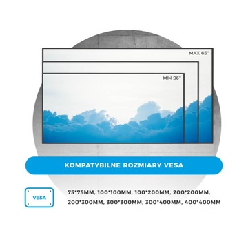 ПРОЧНОЕ КРЕПЛЕНИЕ ДЛЯ ТВ ВЕШАЛКА ДЛЯ ТВ 26-65 ДЮЙМОВ наклон и регулировка