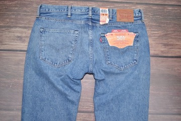 LEVIS 501 WARP STRETCH CROSBY STRAIGHT SPODNIE JEANS MEN 38/34