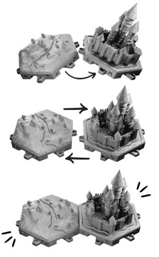 Hexworld - Районы RPG - Горпые горы 50 мм
