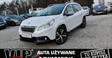 Peugeot 2008 I SUV 1.6 VTi 120KM 2013 Peugeot 2008 1.6i 120 kM Led Klima Panorama Navi Skory Jak Nowy Serwis Gwa
