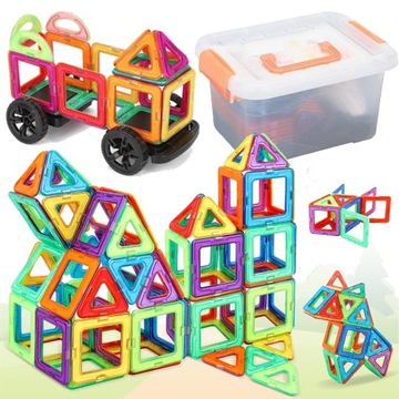 НАБОР БОЛЬШИХ МАГНИТНЫХ ПЛИТОК 105 EL МАГНИТНАЯ ПЛИТКА MONTESSORI