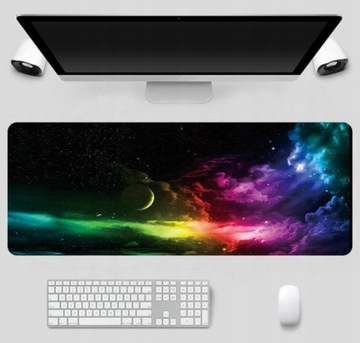КОВРИК ДЛЯ ИГРОВОЙ МЫШИ ДЛЯ СТОЛА XL 80x30 см