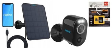 Kamera Reolink Argus 3 PRO 5MP akumulator USB-C czarna +PANEL 2 +KARTA 64