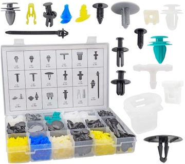 SPINKI SAMOCHODOWE SPINKI TAPICERKI KLIPSY DO AUTA ZESTAW SPINEK KOLKÓW