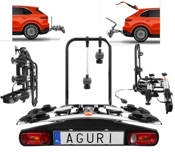 BAGAŻNIK PLATFORMA NA 2 ROWERY AGURI ACTIVE BIKE