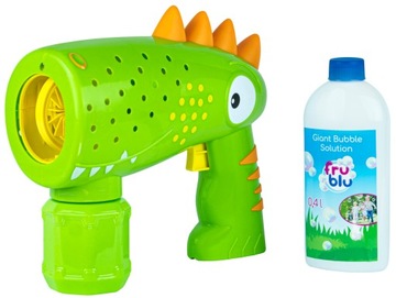 BLASTER DINO FRU BLU Wyrzutnia baniek + 0,4l płyn