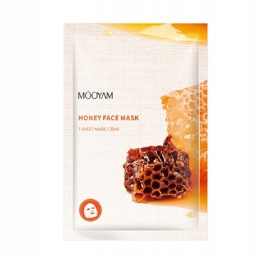 MOOYAM Honey Facial Mask Sheet Nawilżająca
