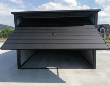 Гараж, серия LUX, цветной 3х6м, широкая жестяная панель