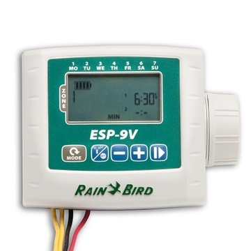 Sterownik nawadniania Bateryjny ESP-9V Rain Bird 6 sekcji wodoszczelny