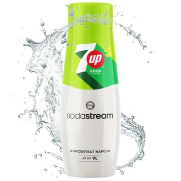 ZESTAW SYROPÓW SODASTREAM PEPSI MAX 7UP LIPTON GREEN TEA KONCENTRAT 440ML