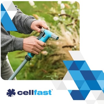 Садовый шланг 1/2 дюйма, 20 м НАБОР Cellfast Ideal + соединители Hydron GUN, 5 шт.