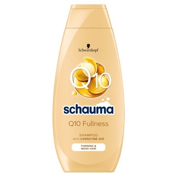Schauma szampon do włosów cienkich Q10 vegan 400ml