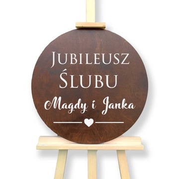 Tablica powitalna na jubileusz ślubu, tablica powitalna na rocznicę ślubu